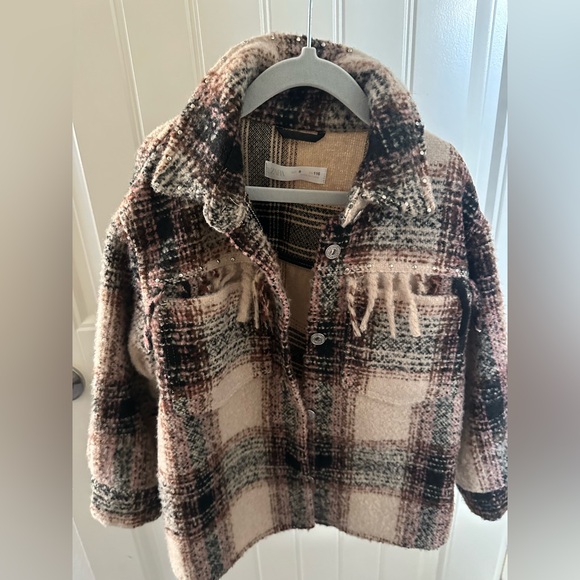 VGUC ZARA Fringe Girls Jacket - Picture 6 of 8